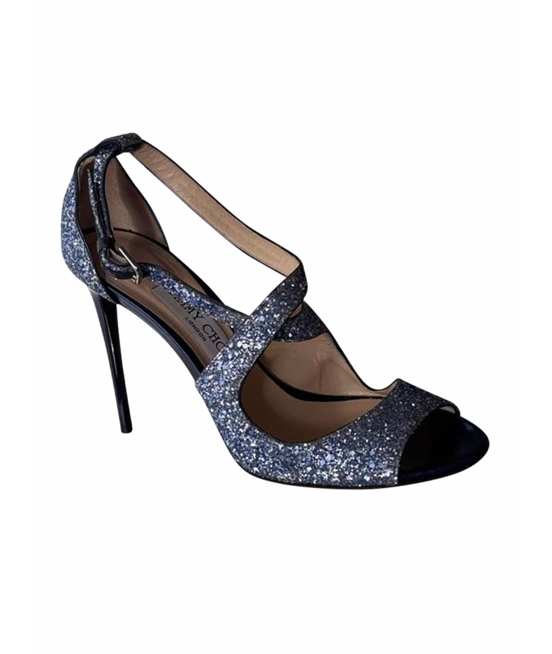 JIMMY CHOO Синие босоножки, фото 1