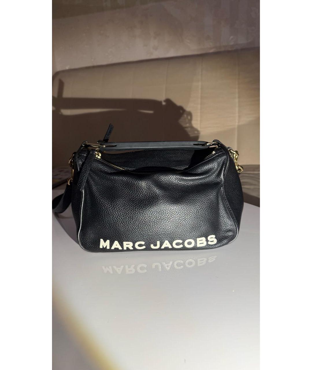 MARC JACOBS Черная кожаная сумка через плечо, фото 9