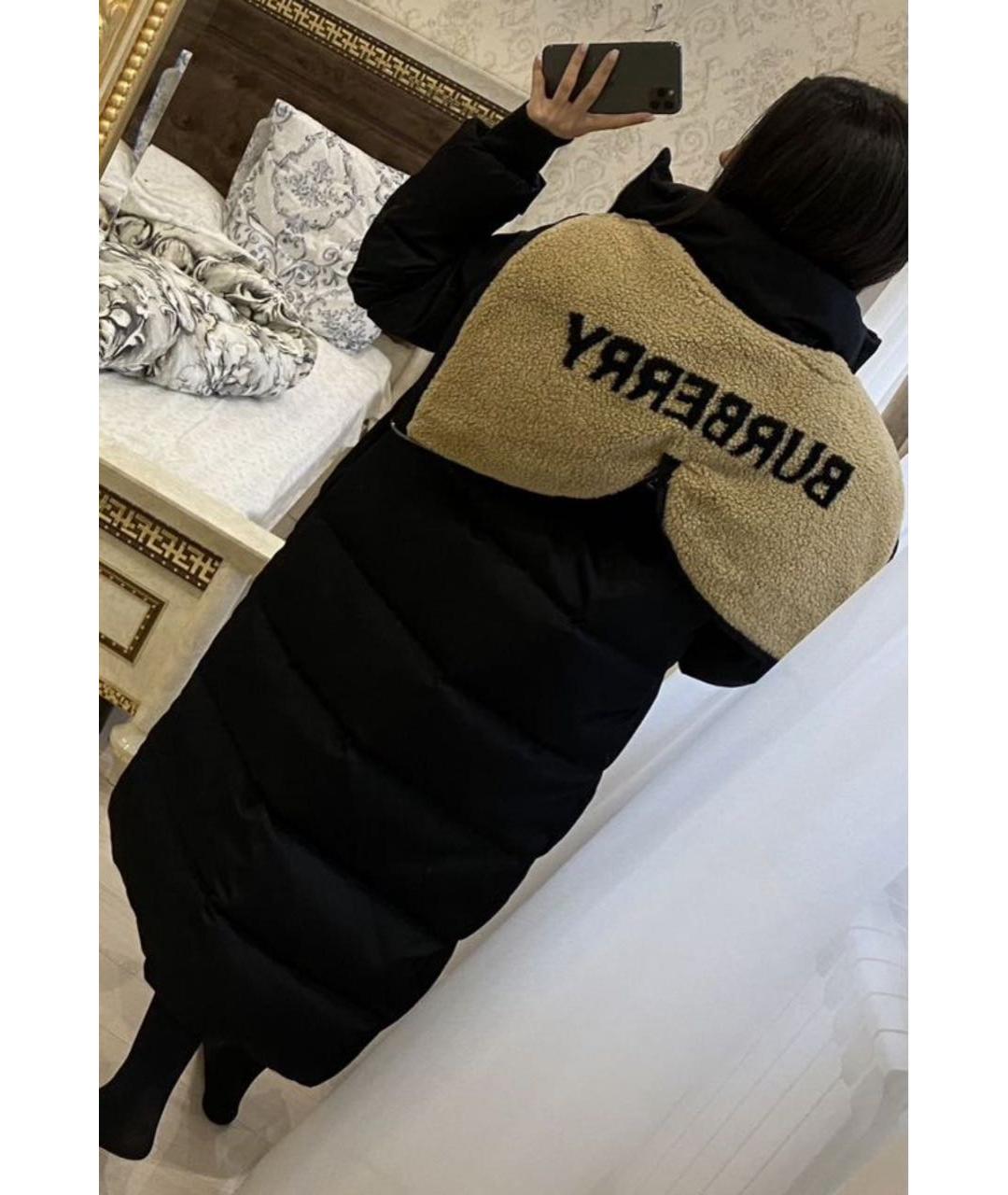 BURBERRY Черный пуховик, фото 5