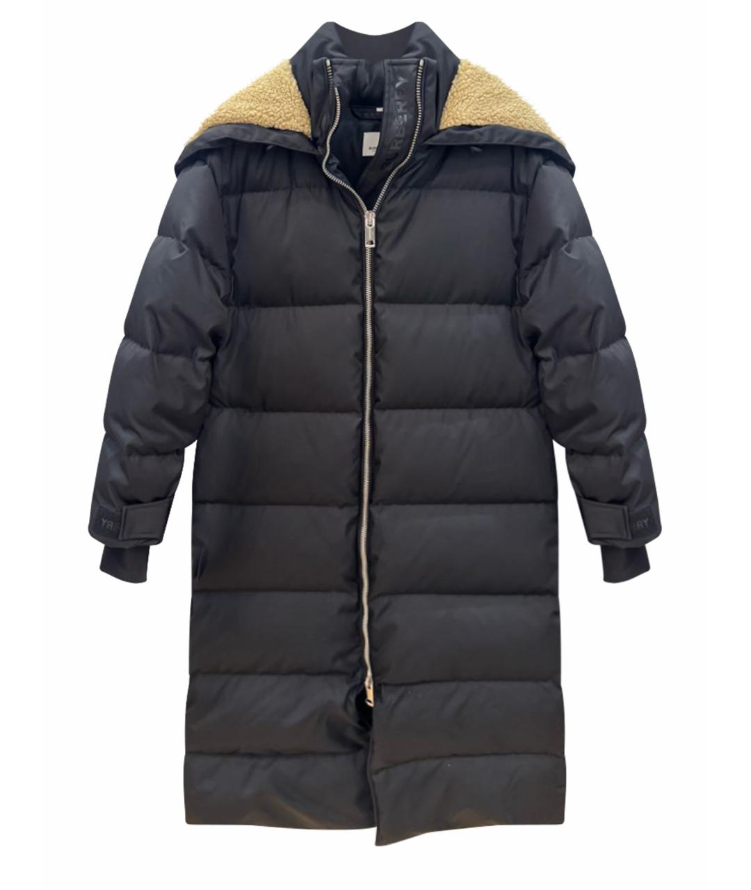 BURBERRY Черный пуховик, фото 1