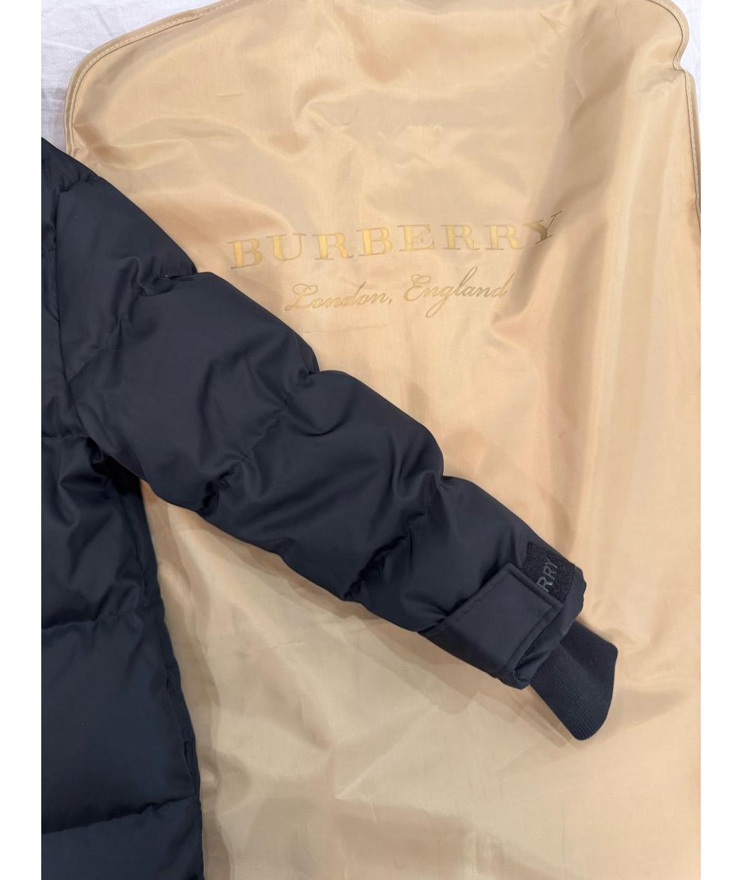 BURBERRY Черный пуховик, фото 4
