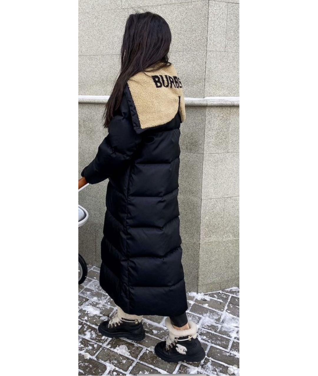 BURBERRY Черный пуховик, фото 7