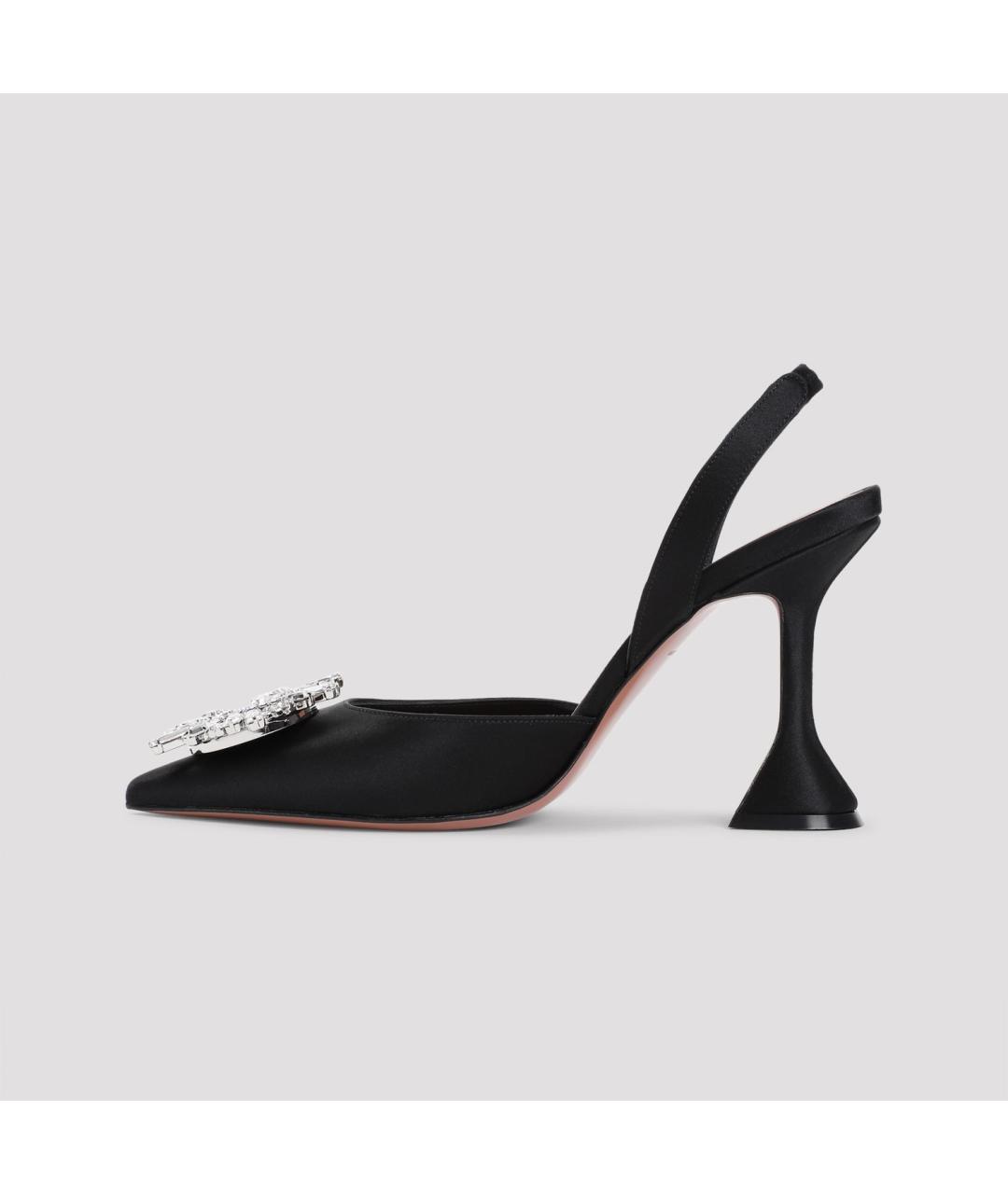 Amina Muaddi Черные туфли, фото 2