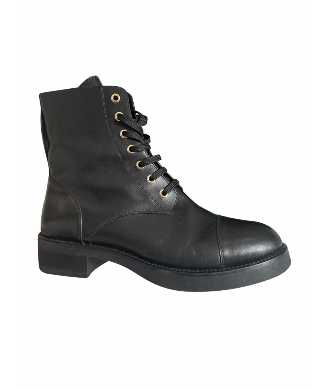 LOUIS VUITTON Черные ботинки, фото 1