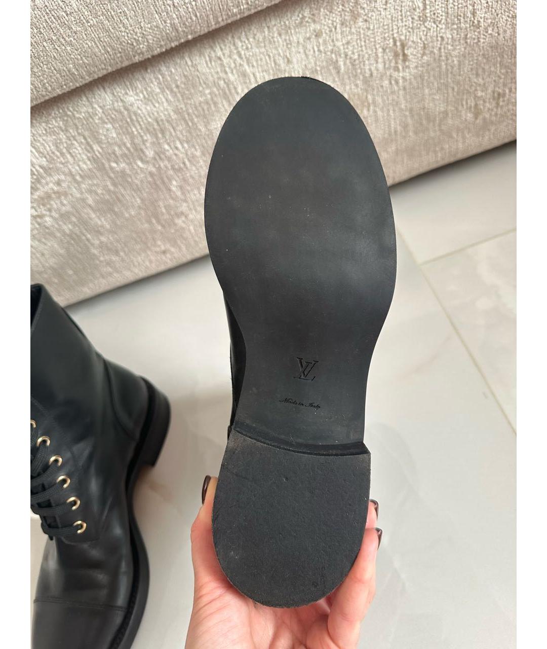 LOUIS VUITTON Черные ботинки, фото 7