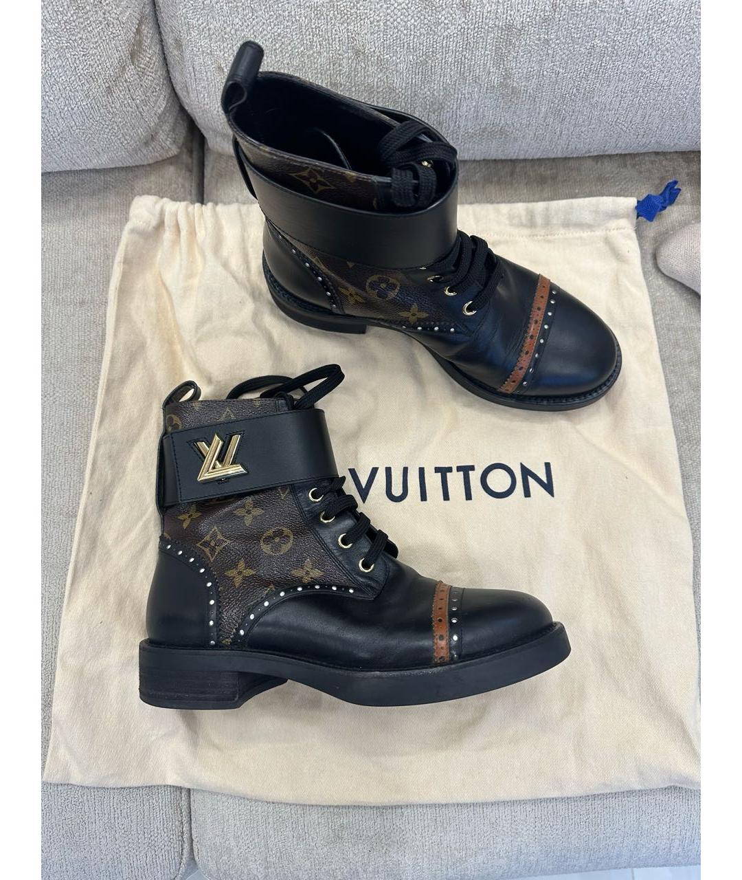 LOUIS VUITTON Коричневые ботинки, фото 9
