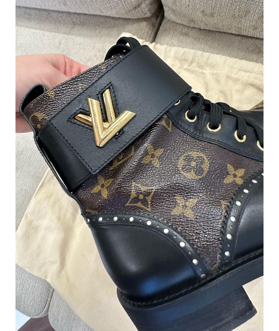 LOUIS VUITTON Коричневые ботинки, фото 6