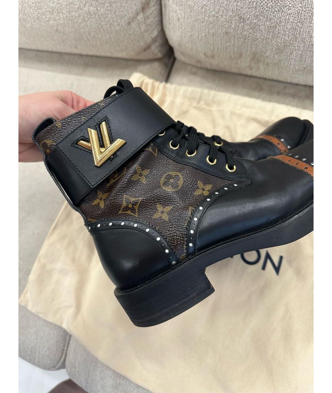 LOUIS VUITTON Коричневые ботинки, фото 7