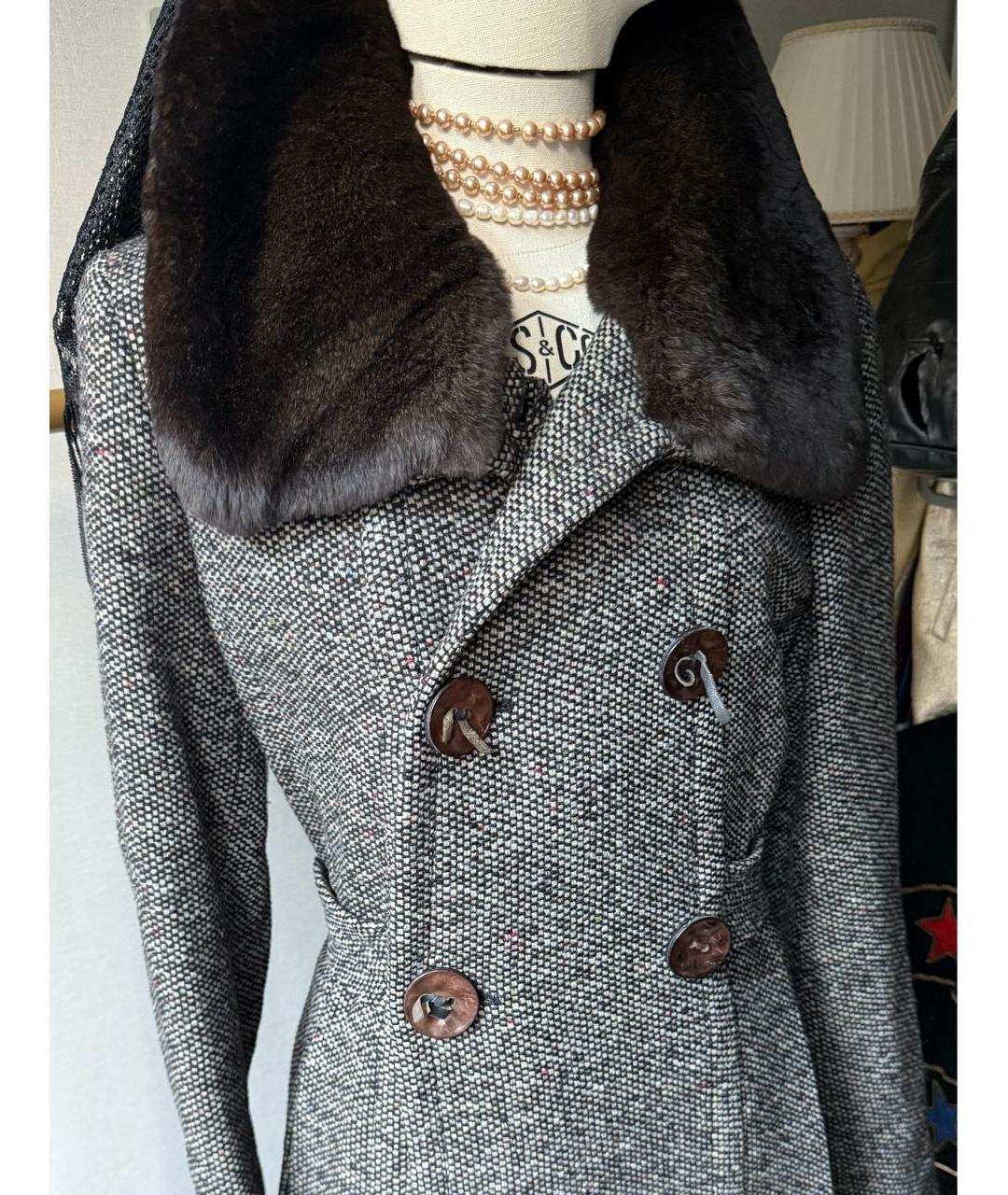 MAX MARA Бежевое шерстяное пальто, фото 3