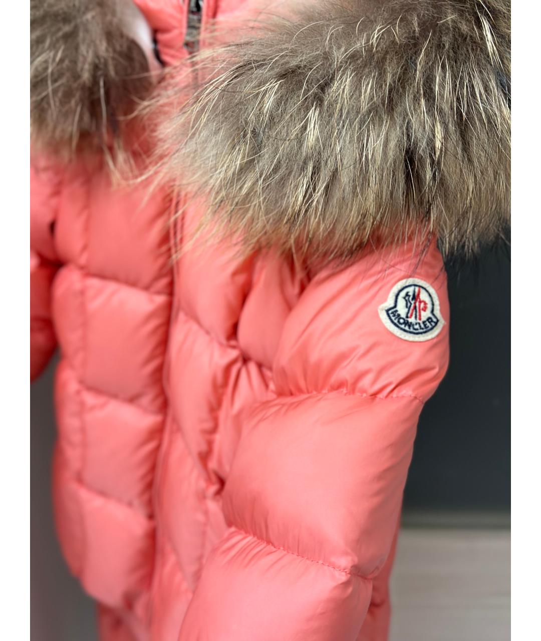 MONCLER Розовый комбинезон, фото 4