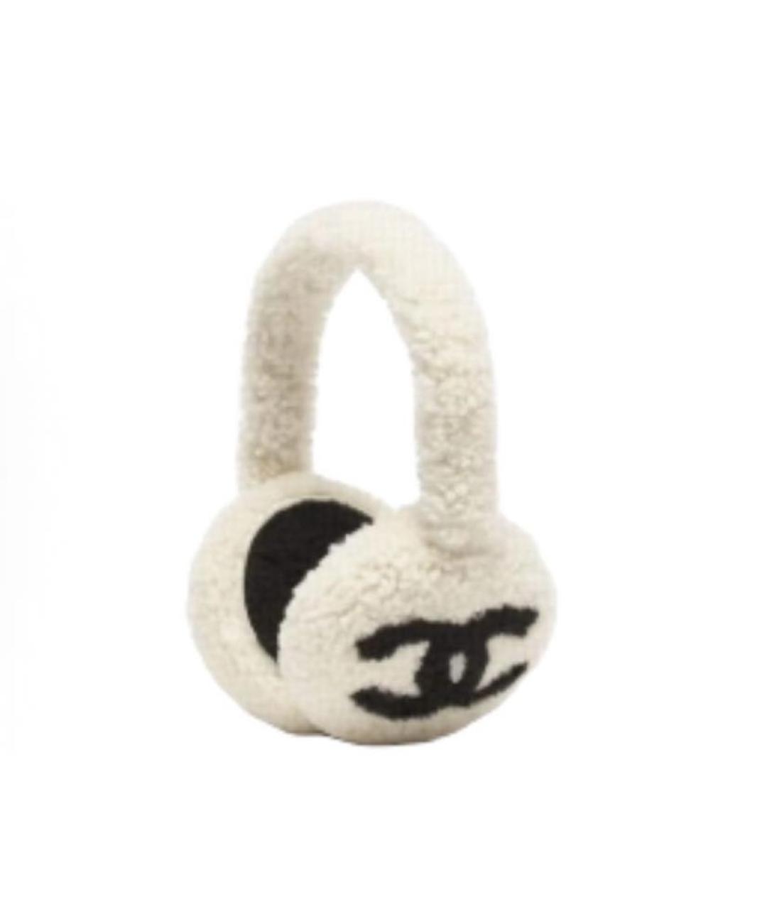 CHANEL Белые наушники, фото 1