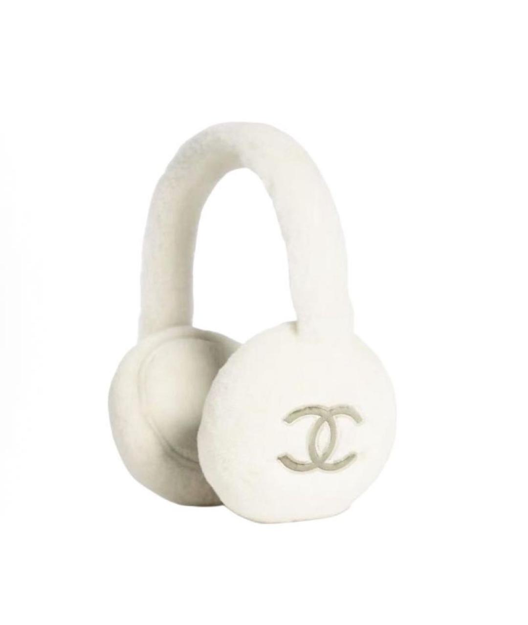 CHANEL Белые наушники, фото 1