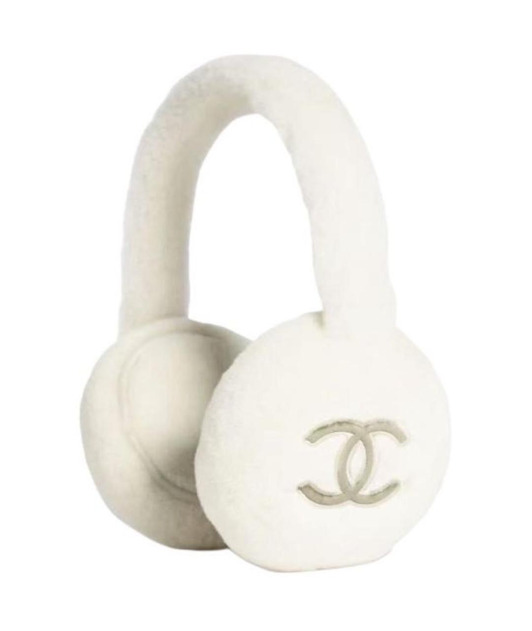 CHANEL Белые наушники, фото 2