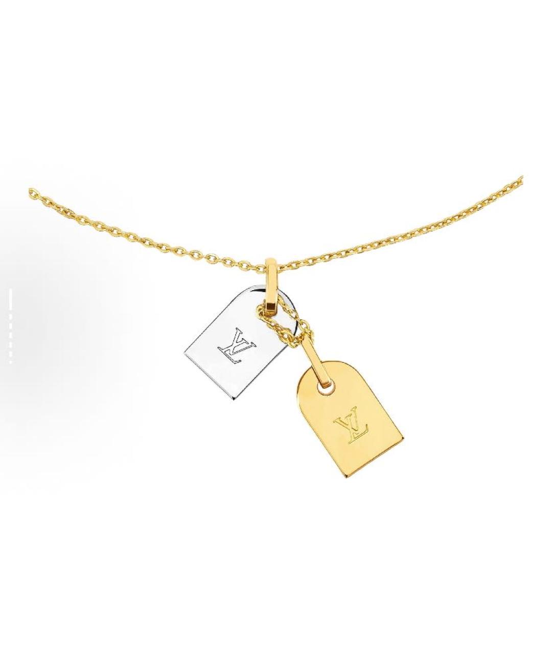 LOUIS VUITTON Золотая подвеска, фото 2