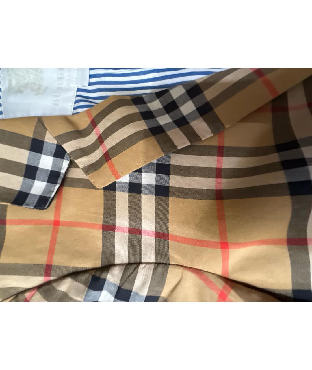 BURBERRY Бежевый хлопковый жакет / жилет, фото 4