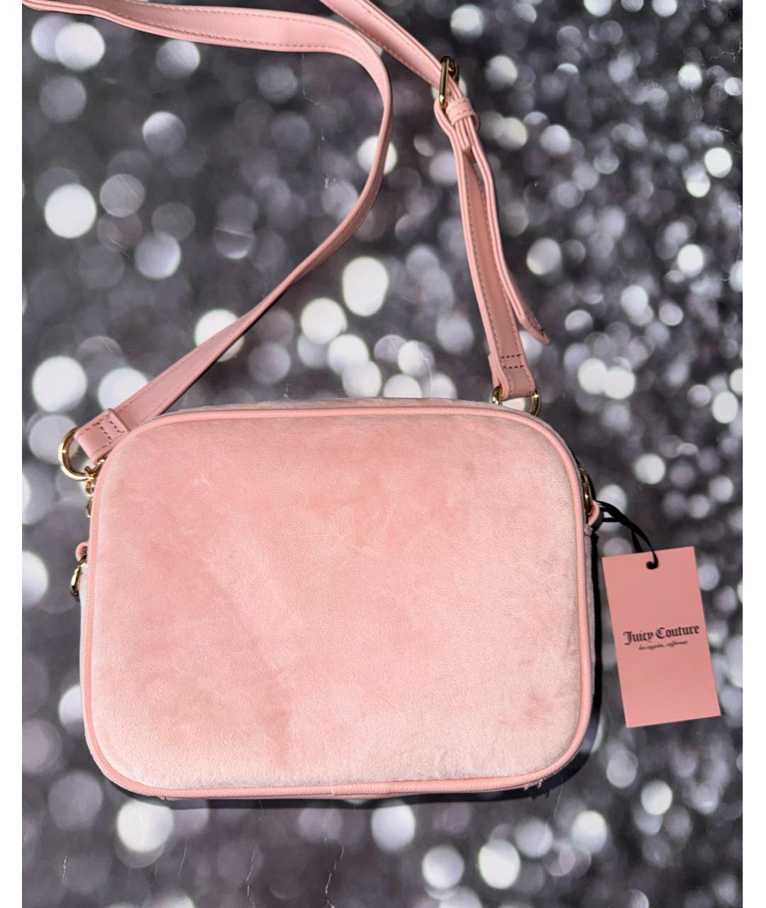 JUICY COUTURE Розовая сумка через плечо, фото 7