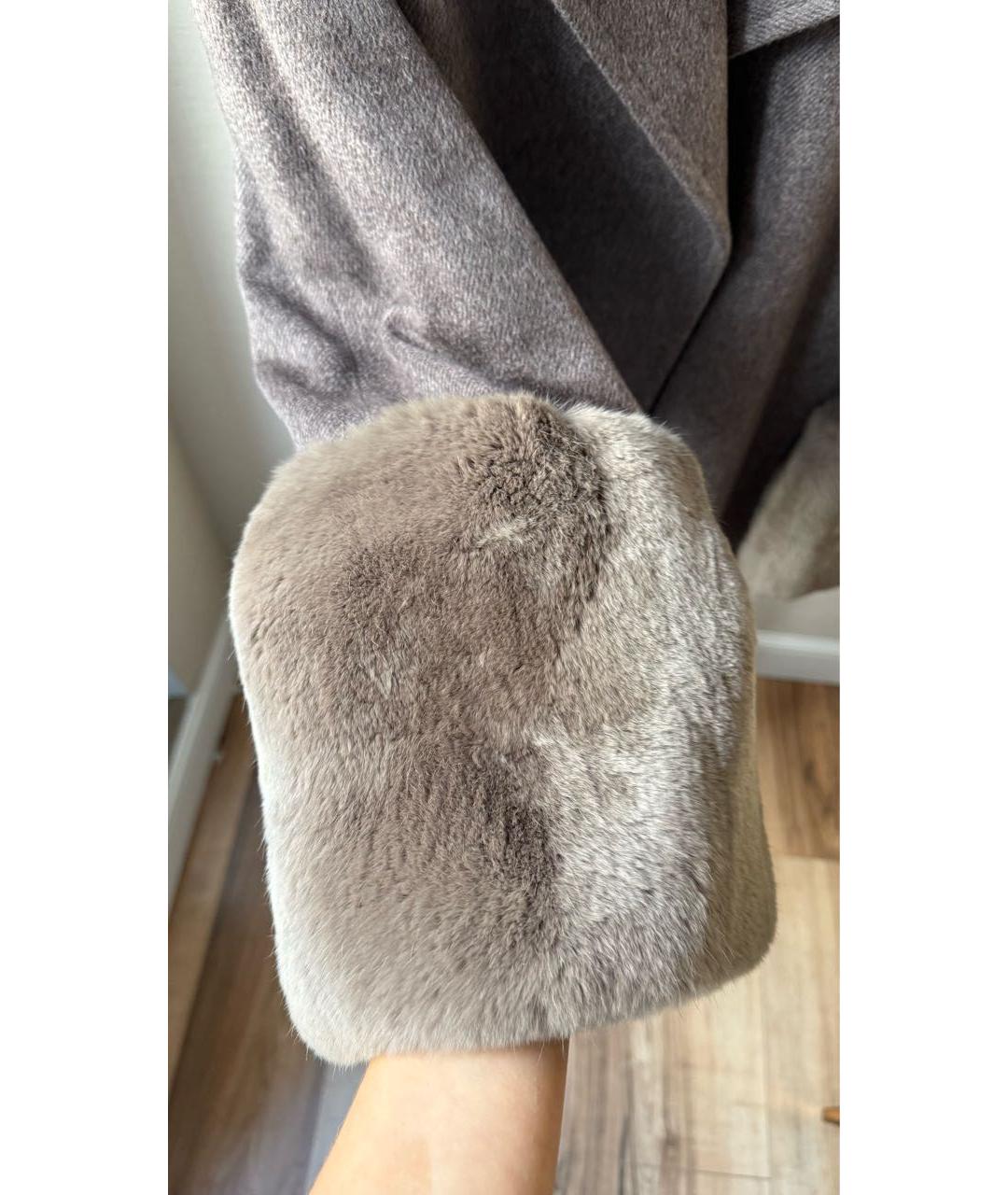 MAX MARA Антрацитовое кашемировое пальто, фото 6