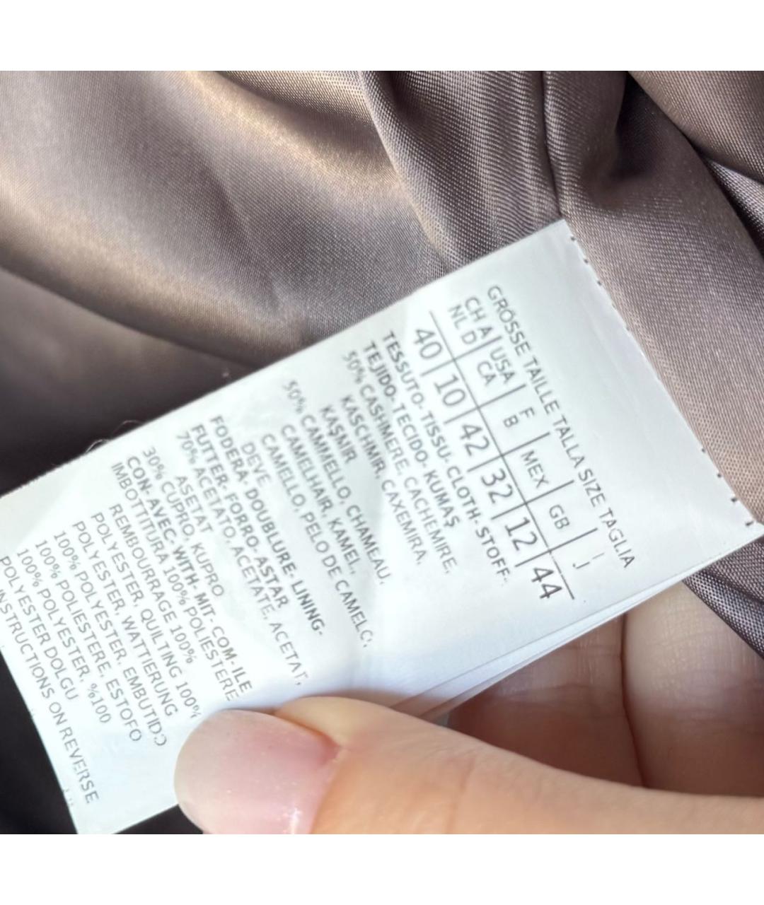 MAX MARA Антрацитовое кашемировое пальто, фото 7