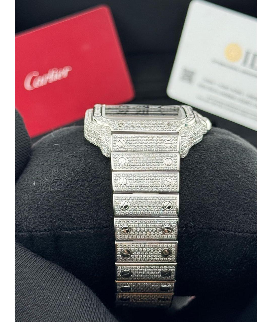 CARTIER Серебряные часы, фото 6