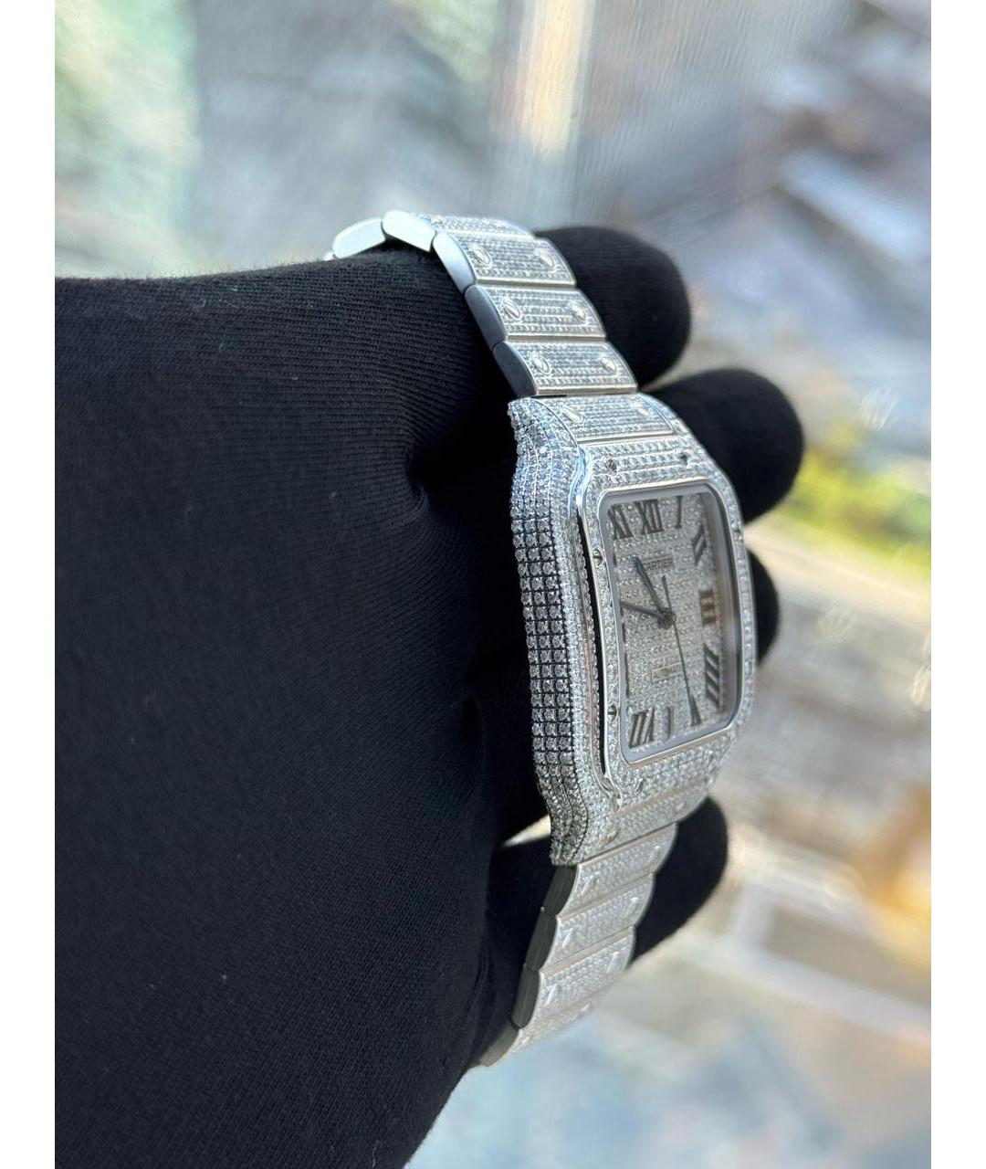 CARTIER Серебряные часы, фото 4