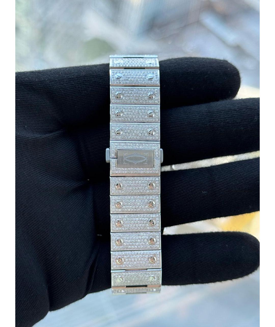 CARTIER Серебряные часы, фото 3