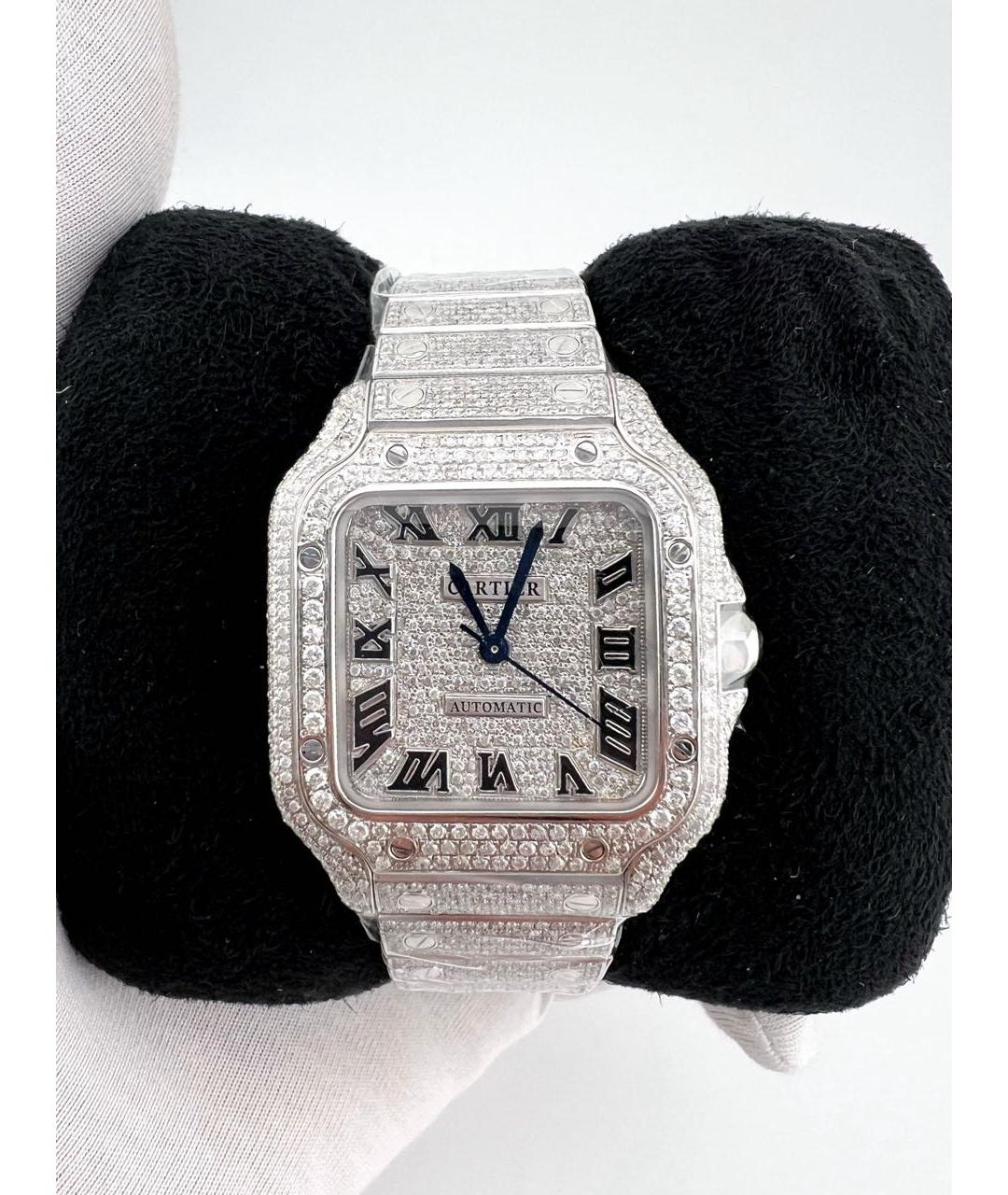 CARTIER Серебряные часы, фото 7