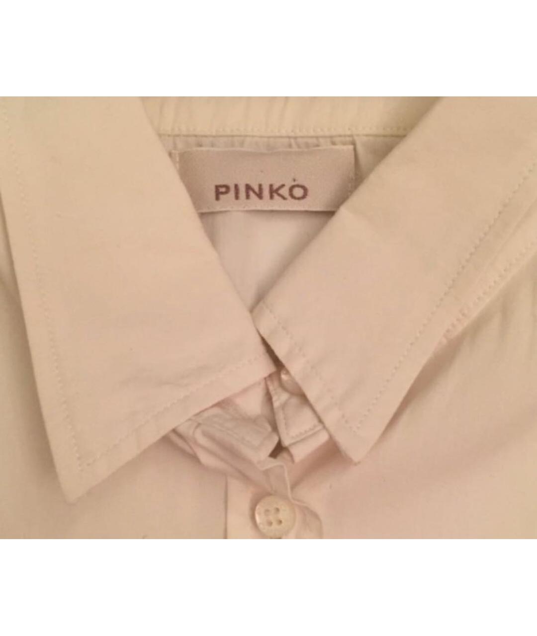 PINKO KIDS Белая хлопковая рубашка/блузка, фото 2