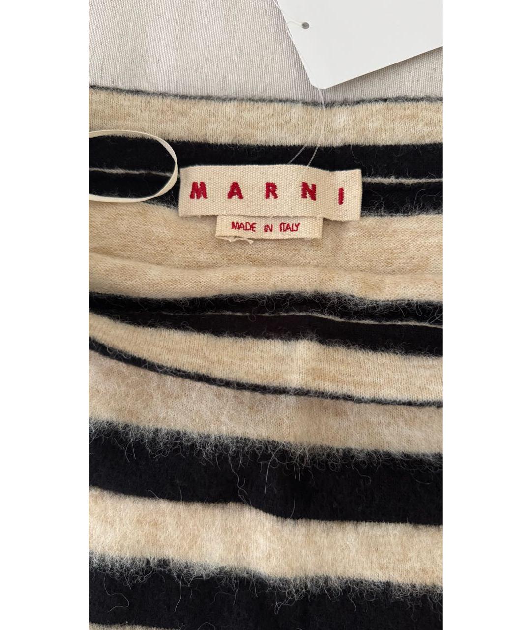 MARNI Мульти шерстяная юбка миди, фото 3