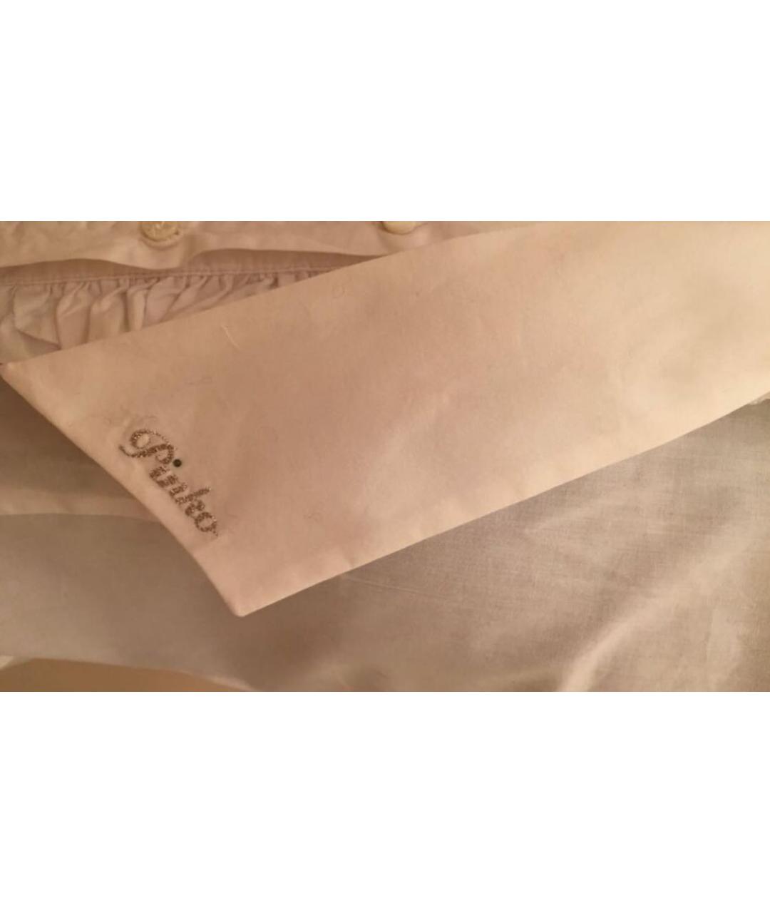 PINKO KIDS Белая хлопковая рубашка/блузка, фото 5