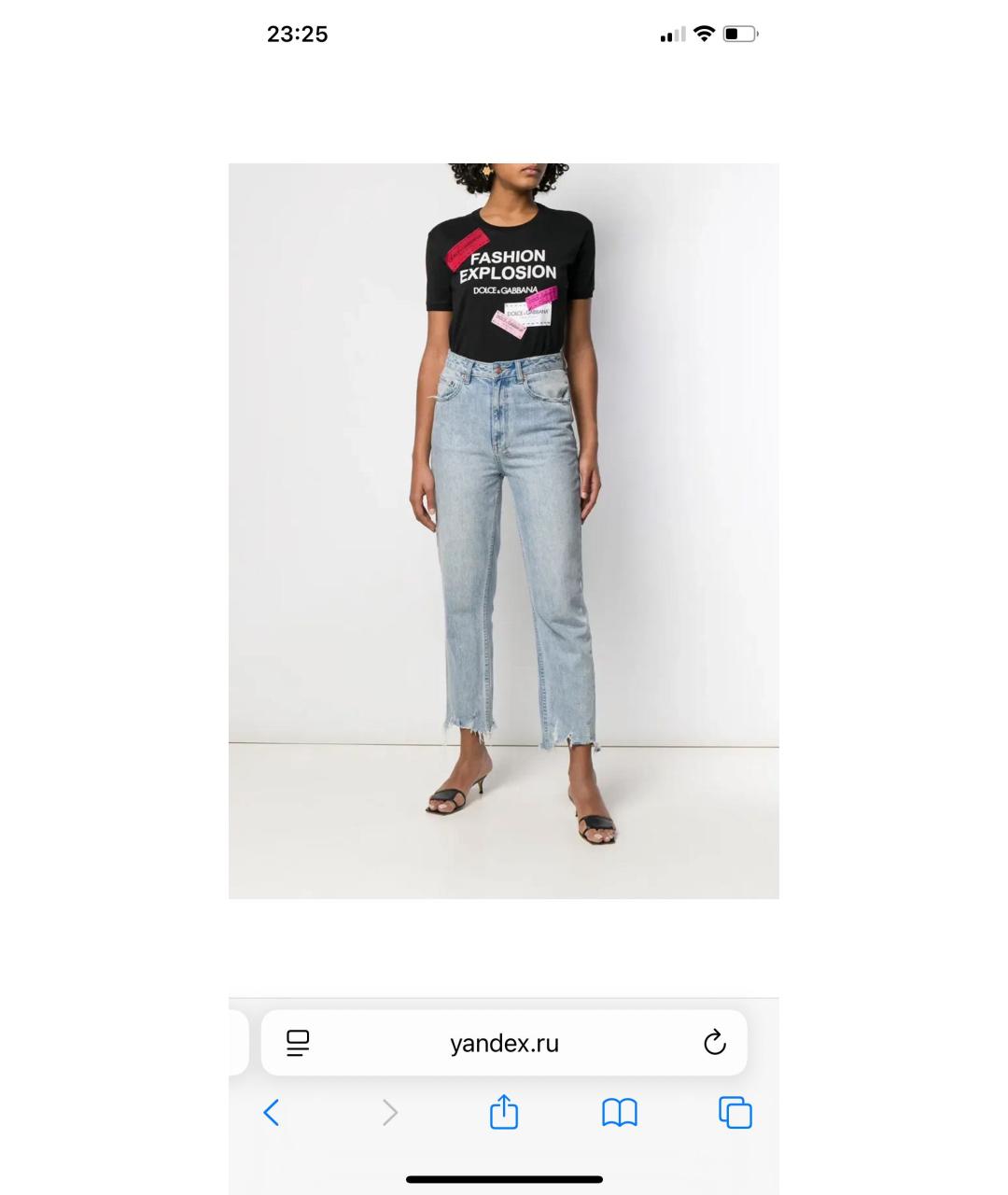 DOLCE&GABBANA Черная футболка, фото 3