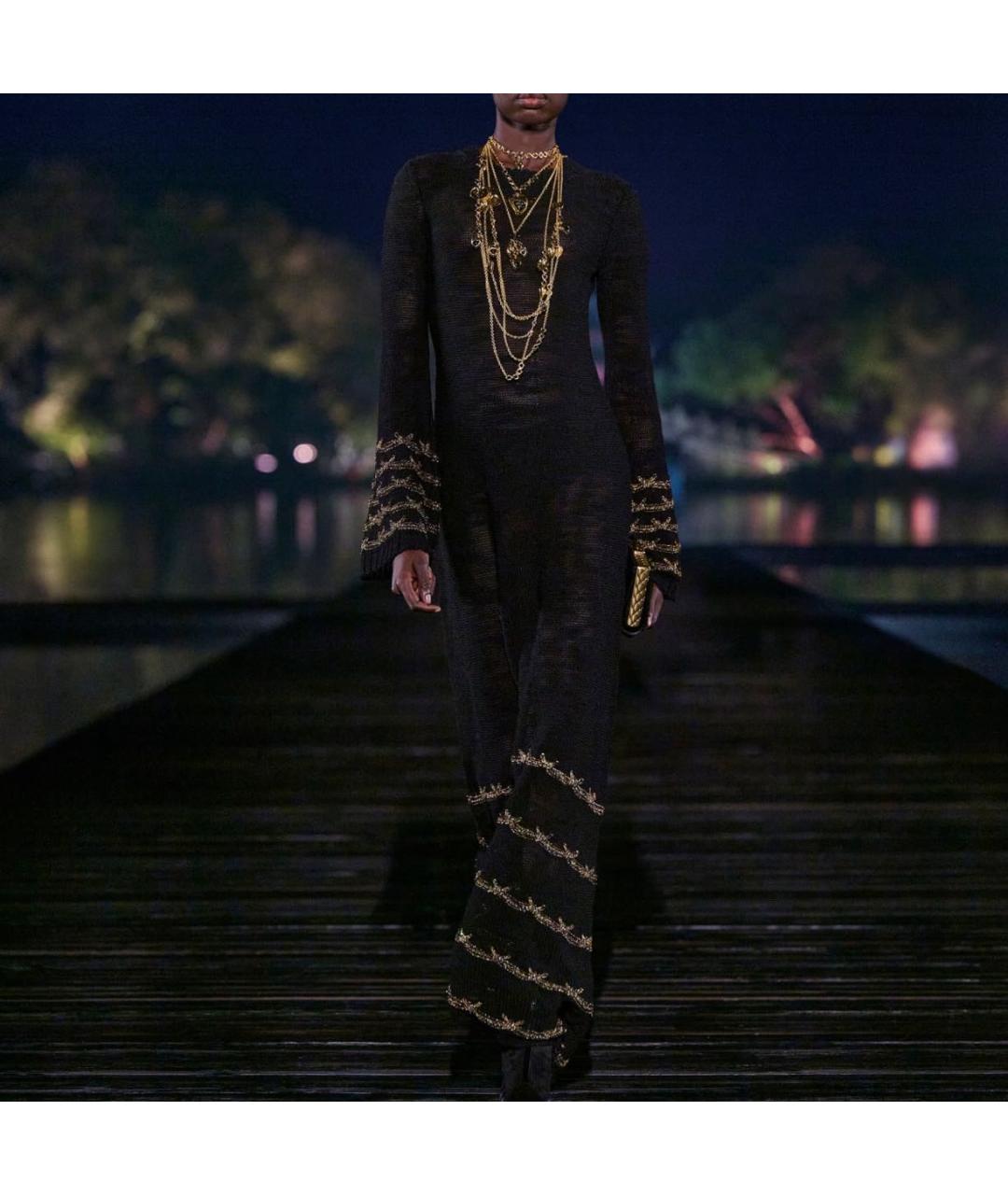 CHANEL Черное шерстяное платье, фото 6