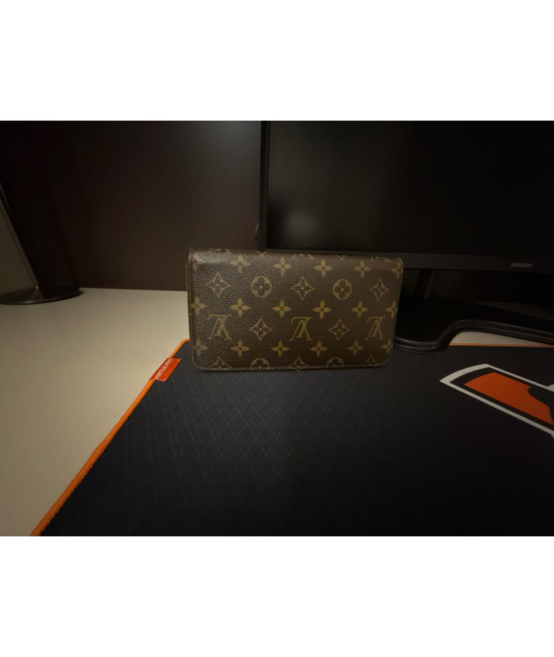 LOUIS VUITTON Оранжевый кошелек, фото 3