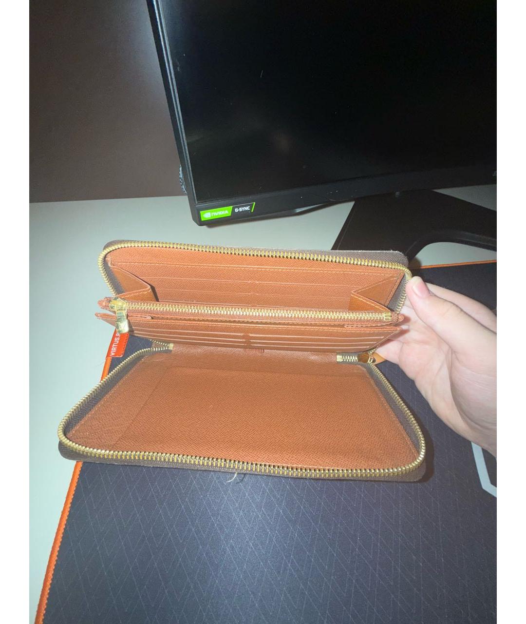 LOUIS VUITTON Оранжевый кошелек, фото 4