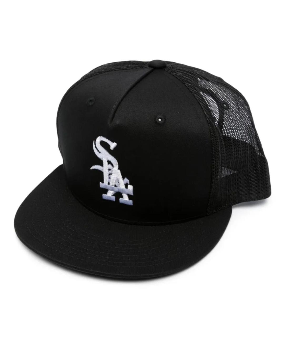 1989 STUDIO Черная хлопковая кепка/бейсболка, фото 1