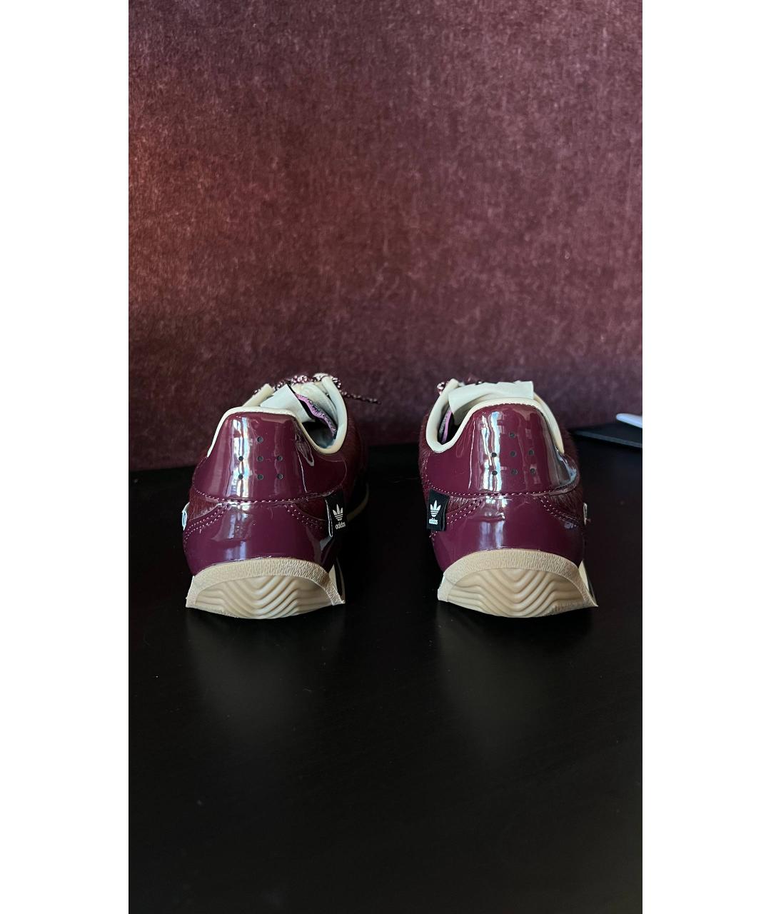 ADIDAS Бордовые кроссовки, фото 4