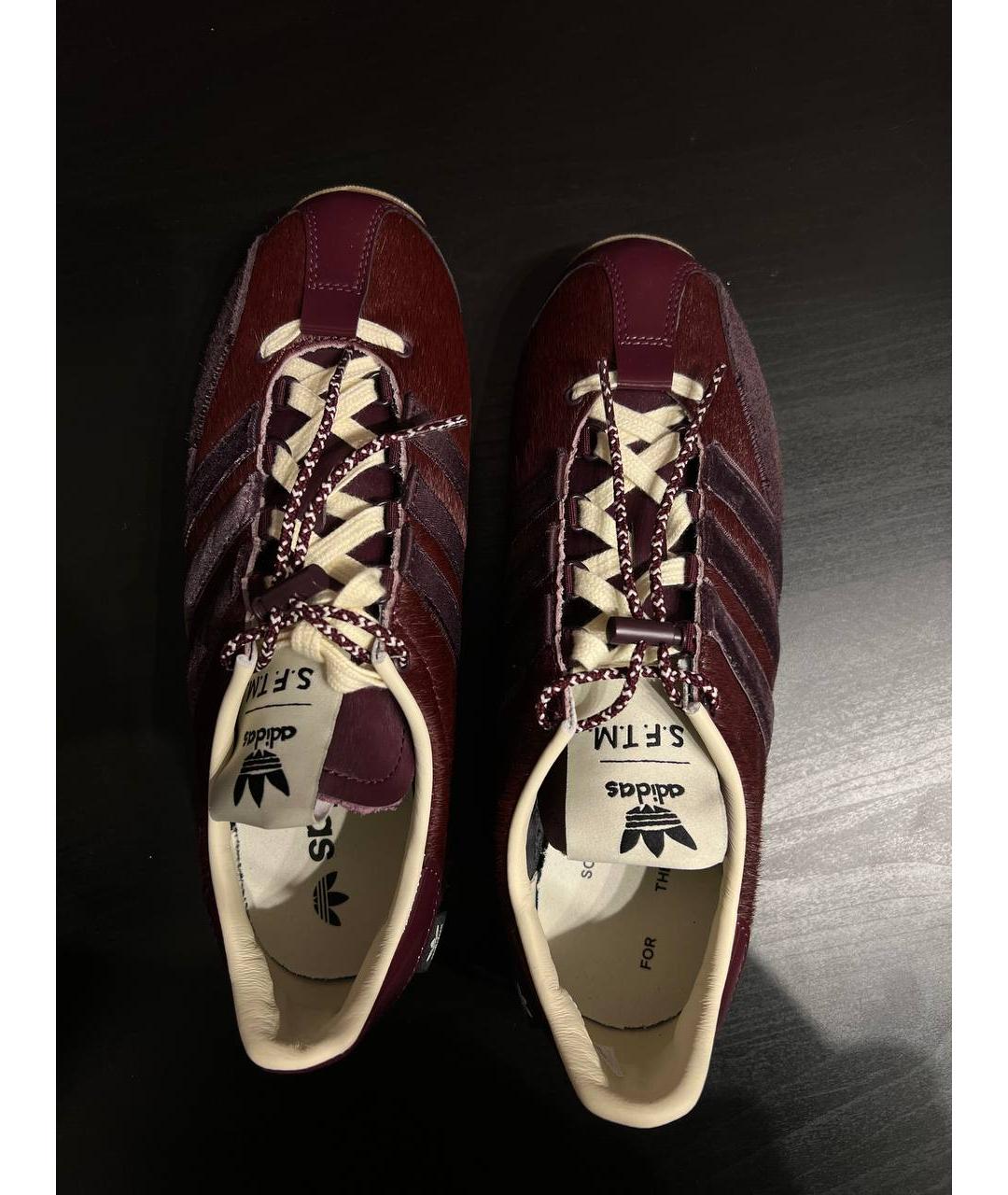 ADIDAS Бордовые кроссовки, фото 3