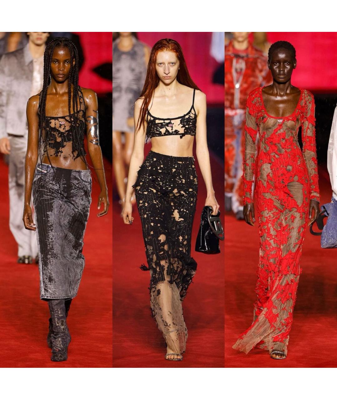 DIESEL Черная хлопко-эластановая футболка, фото 3