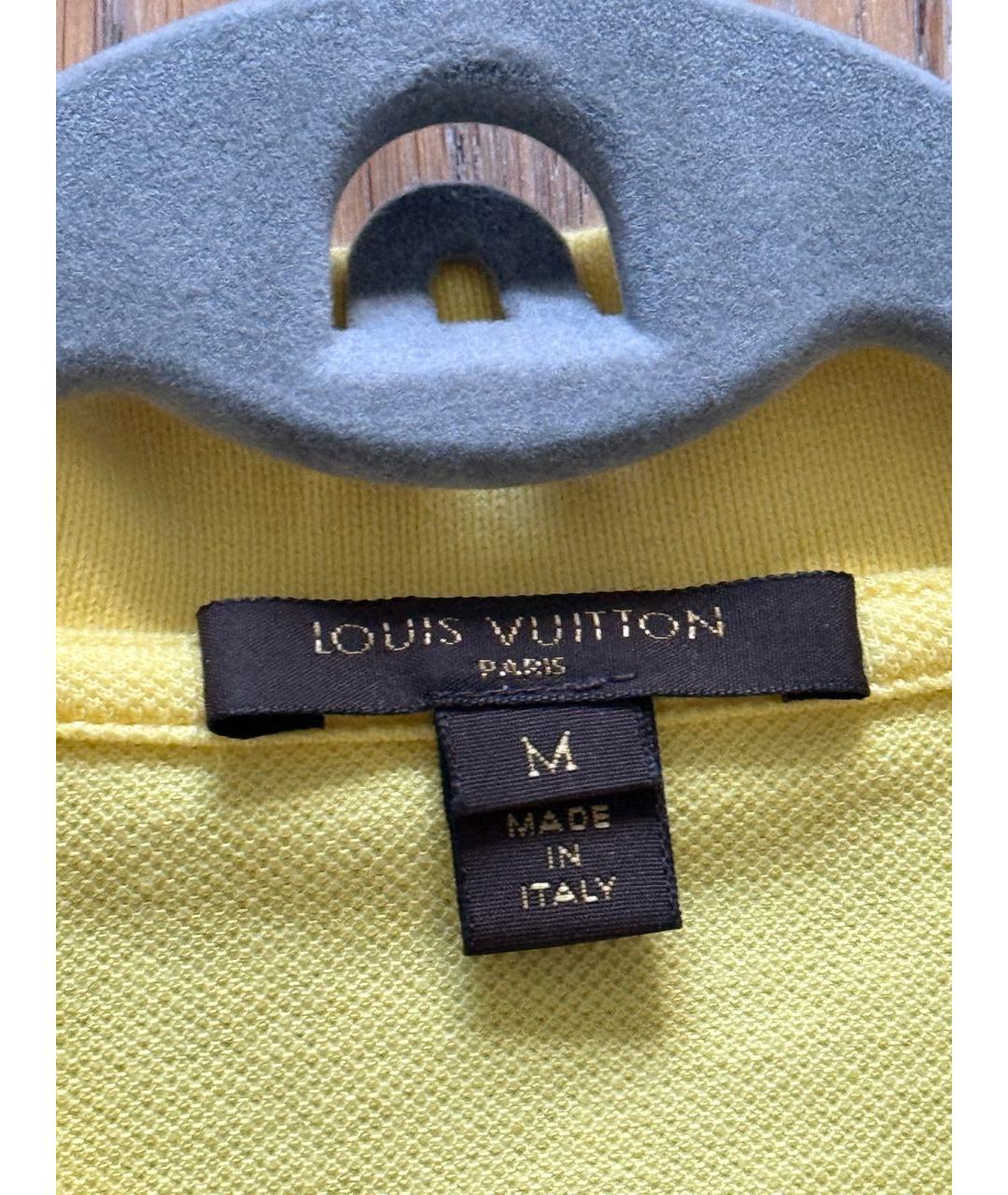LOUIS VUITTON Желтая футболка, фото 4