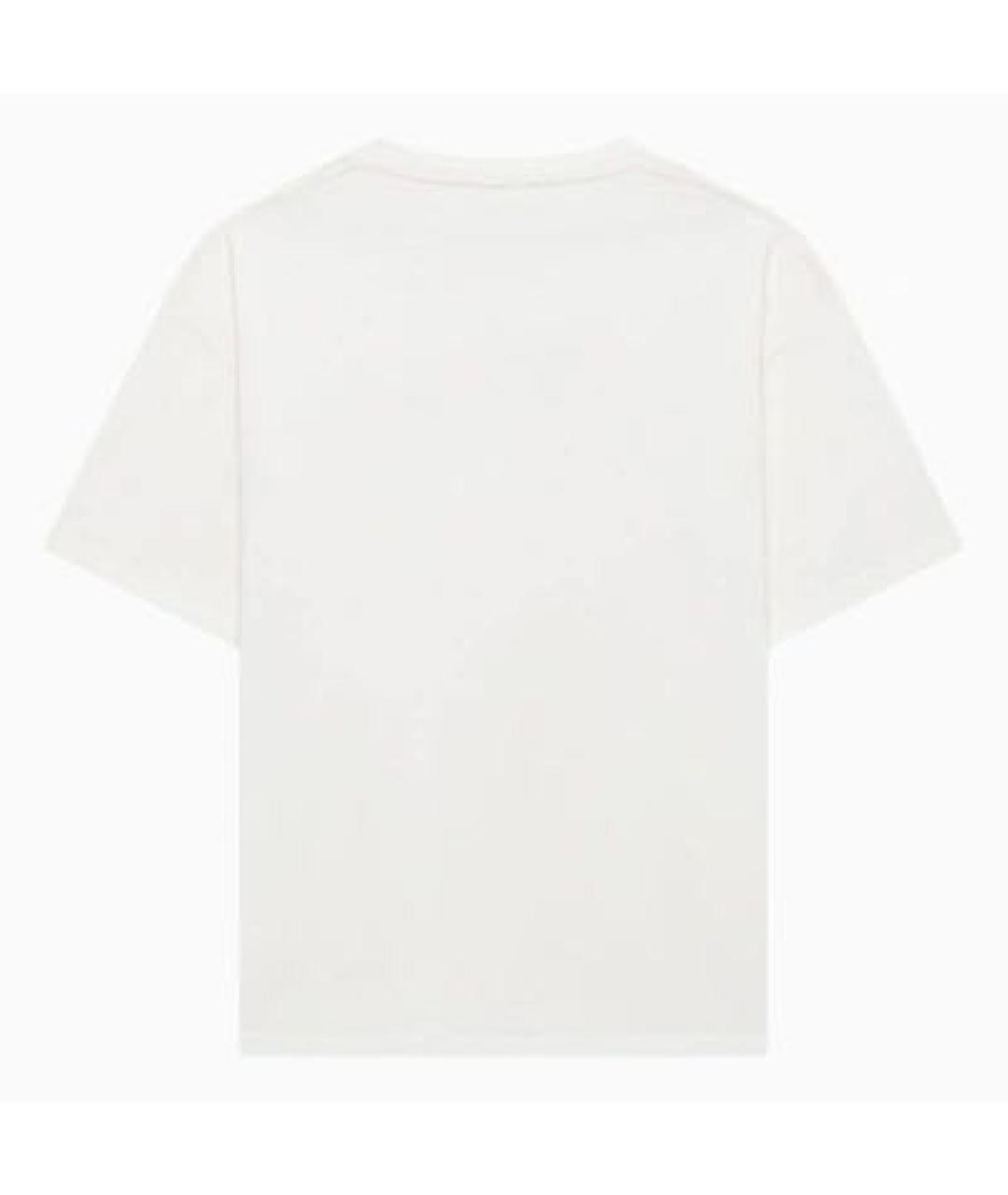 1989 STUDIO Бежевая хлопковая футболка, фото 2