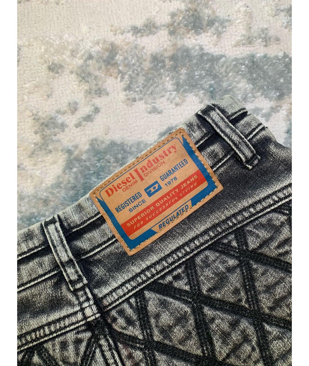 DIESEL Антрацитовые хлопковые шорты, фото 6