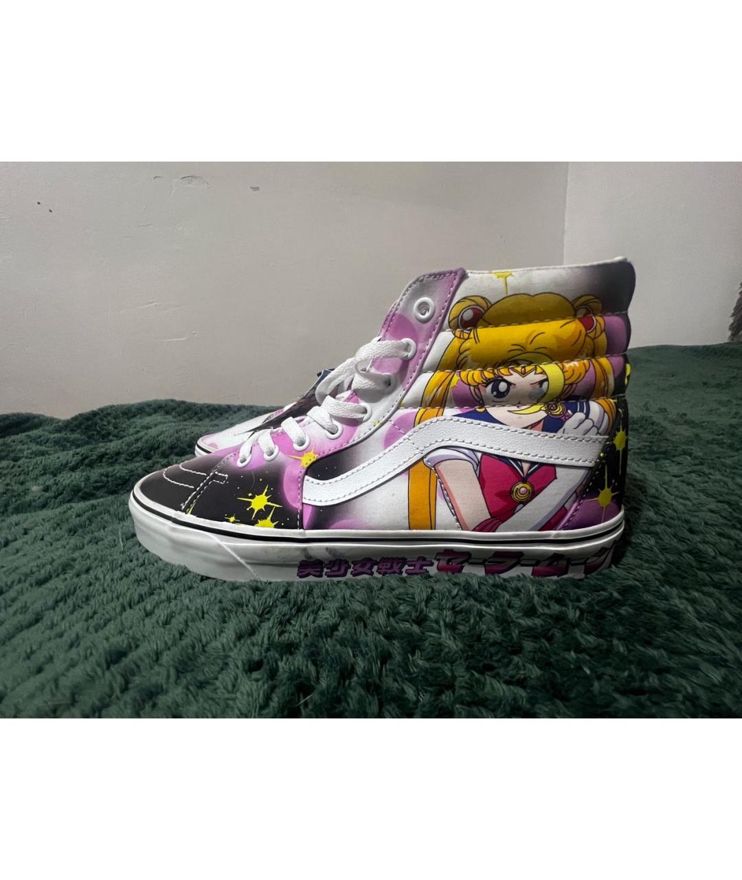 VANS Мульти текстильные высокие кроссовки / кеды, фото 7