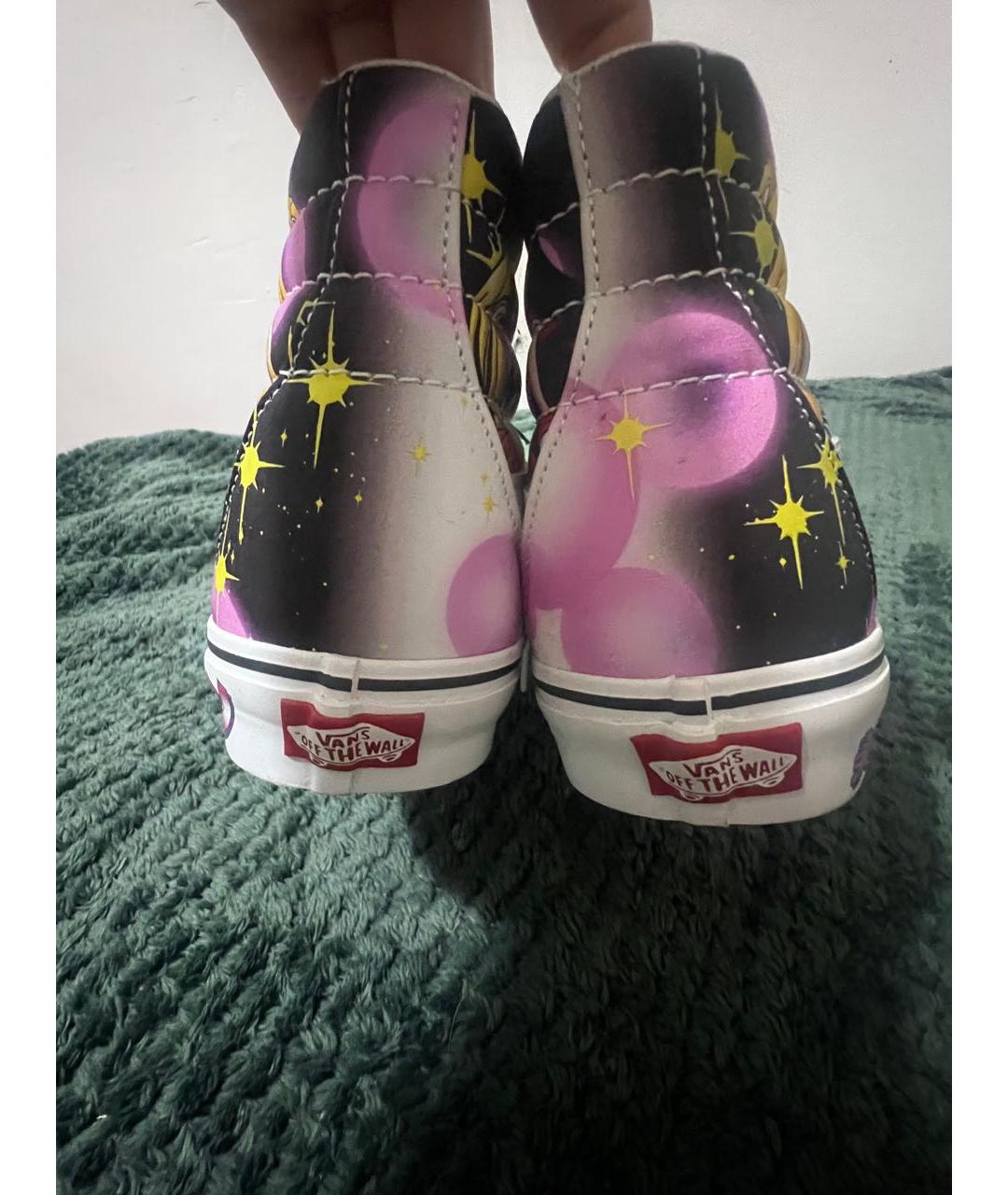 VANS Мульти текстильные высокие кроссовки / кеды, фото 4