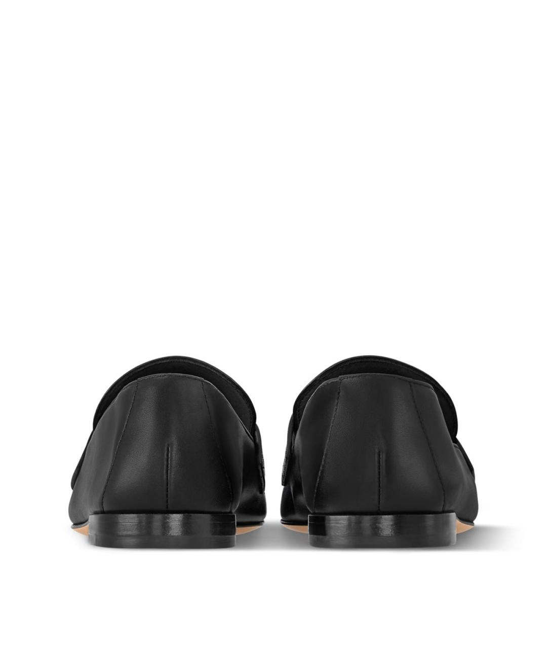 LOUIS VUITTON Черные кожаные лоферы, фото 5