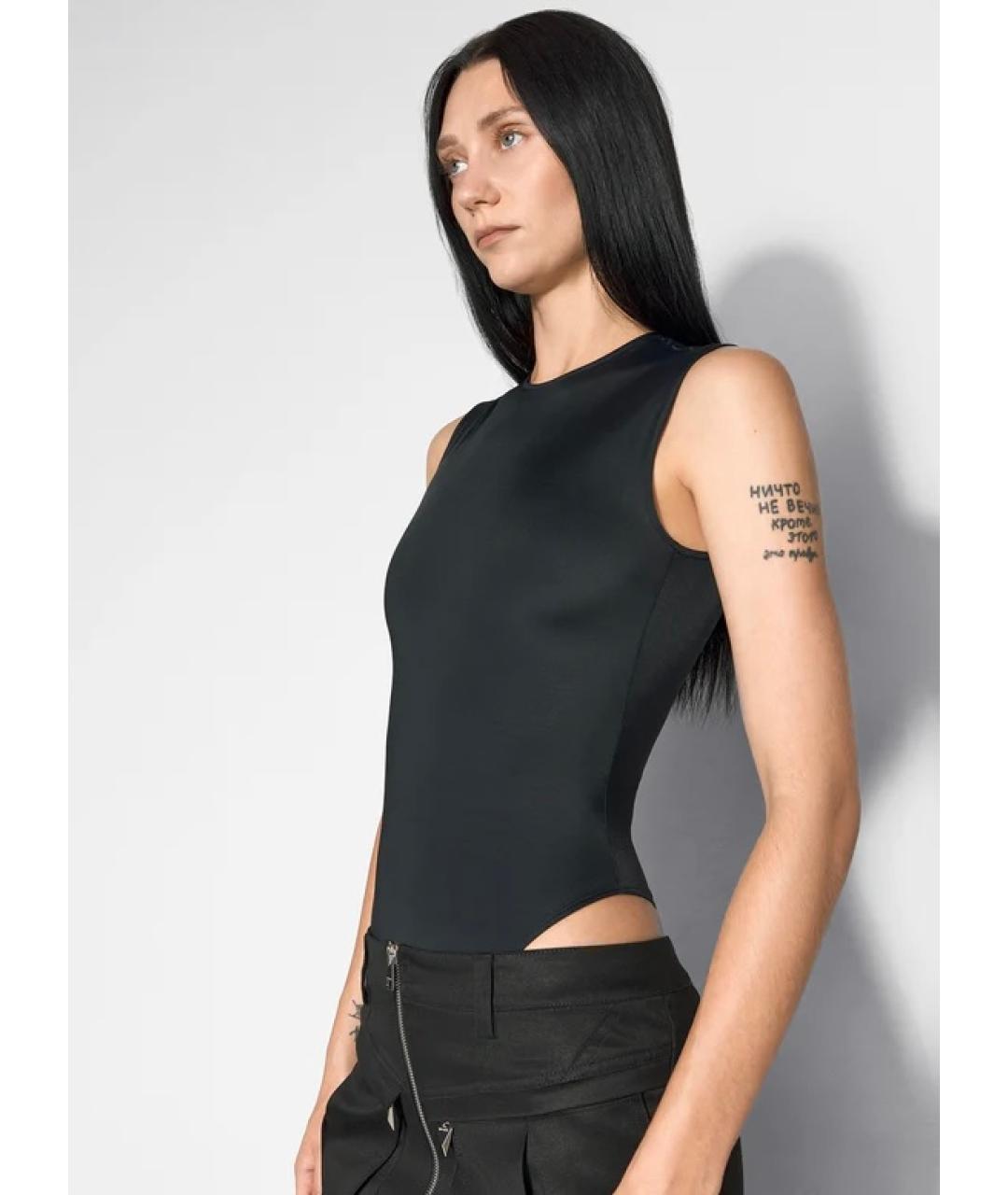 MUGLER Черное боди, фото 4