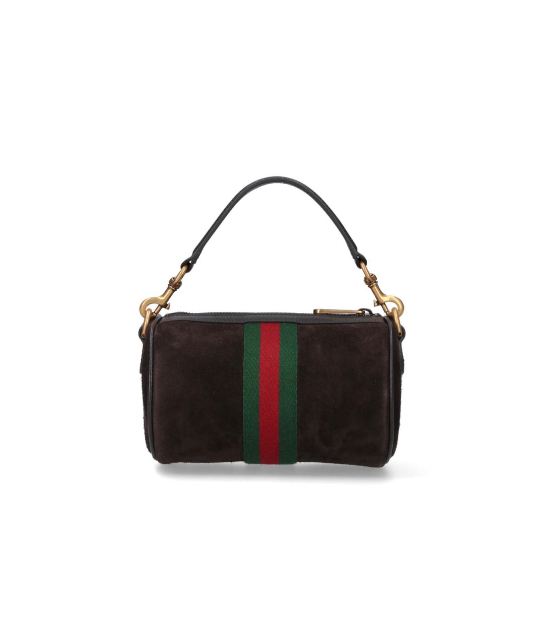GUCCI Коричневая кожаная сумка тоут, фото 4