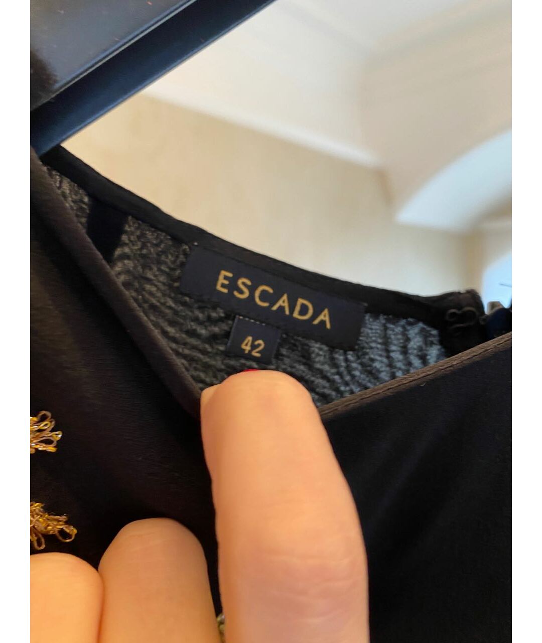 ESCADA Черное вечернее платье, фото 2