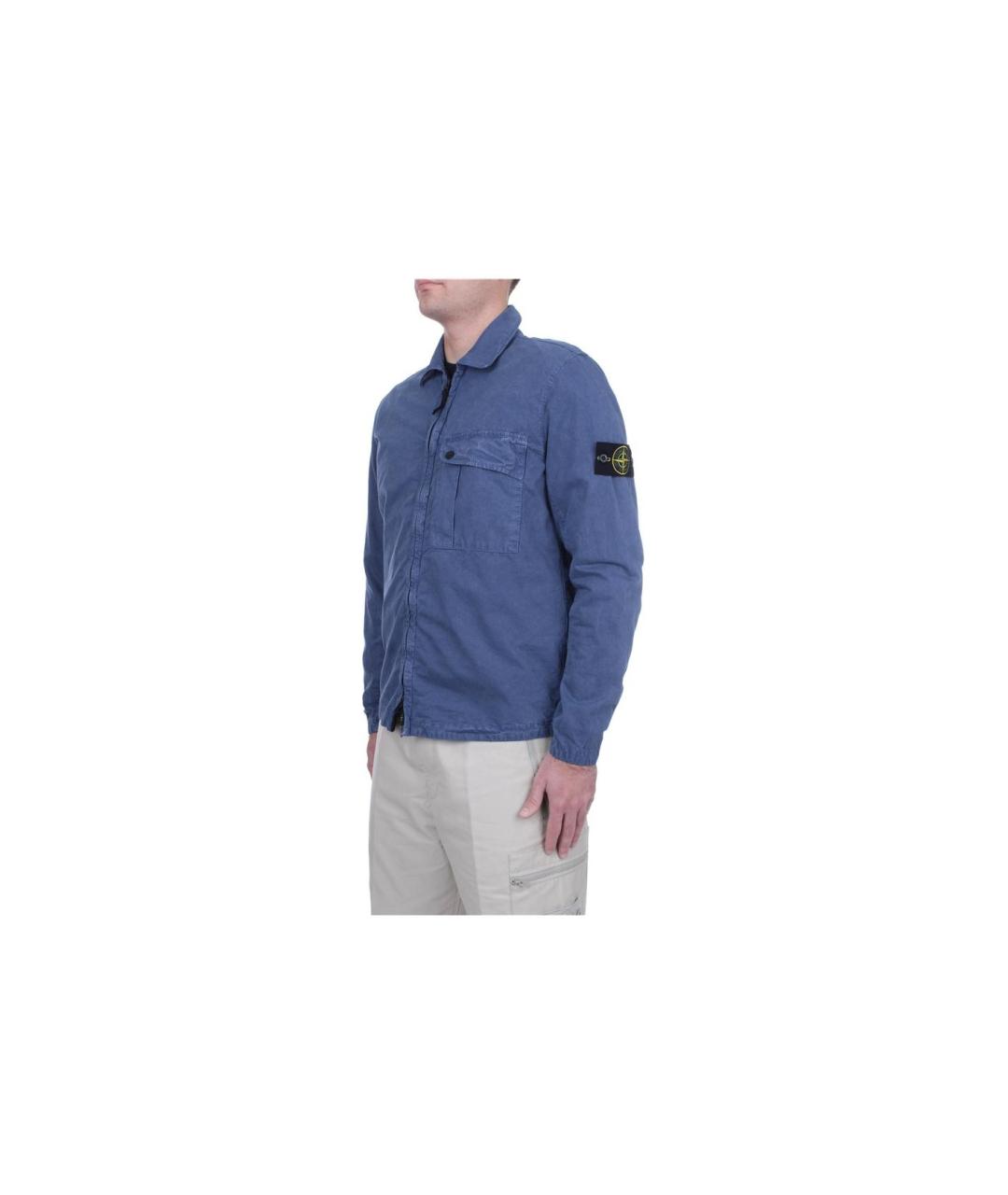 STONE ISLAND Синяя куртка, фото 3