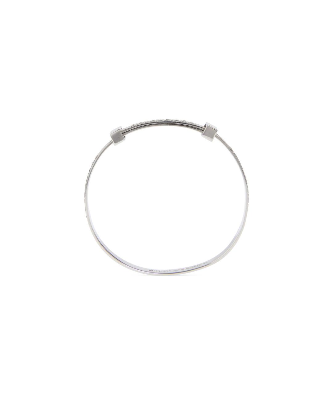 BALENCIAGA Серебрянный серебряный браслет, фото 2