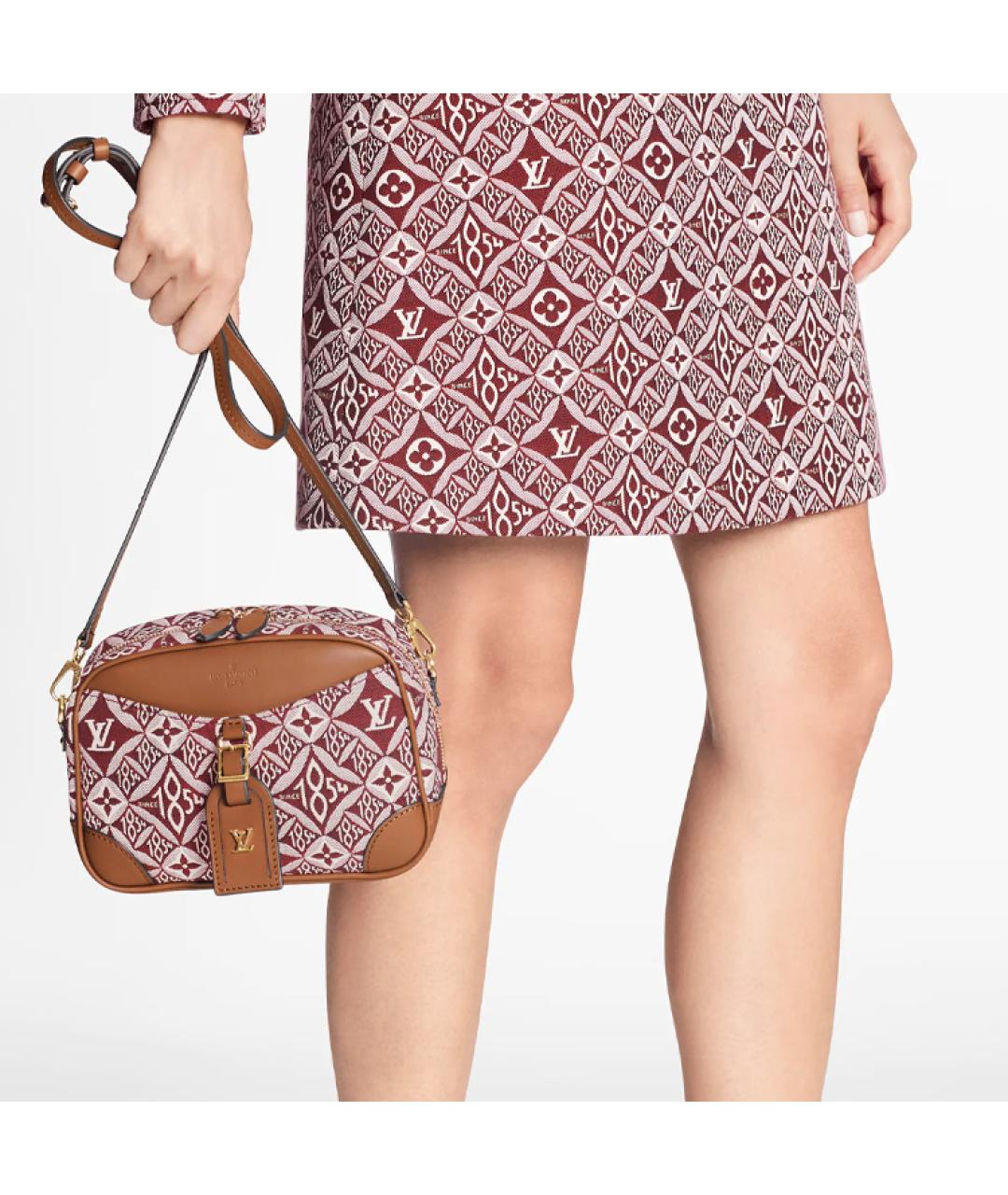 LOUIS VUITTON Коричневая сумка через плечо, фото 6