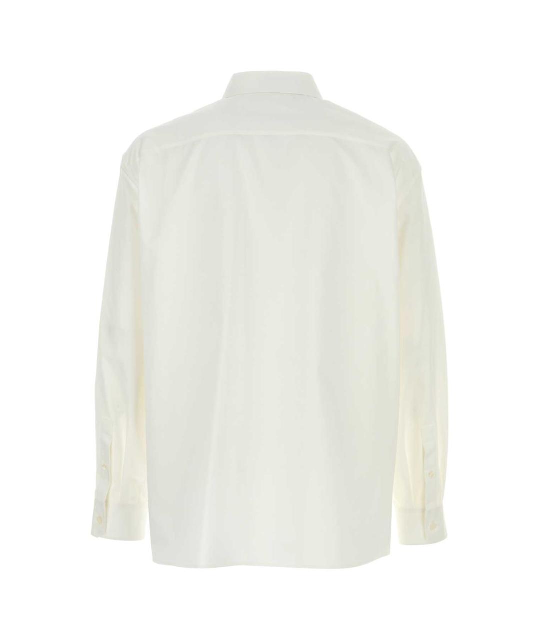 LOEWE Белая хлопковая кэжуал рубашка, фото 2